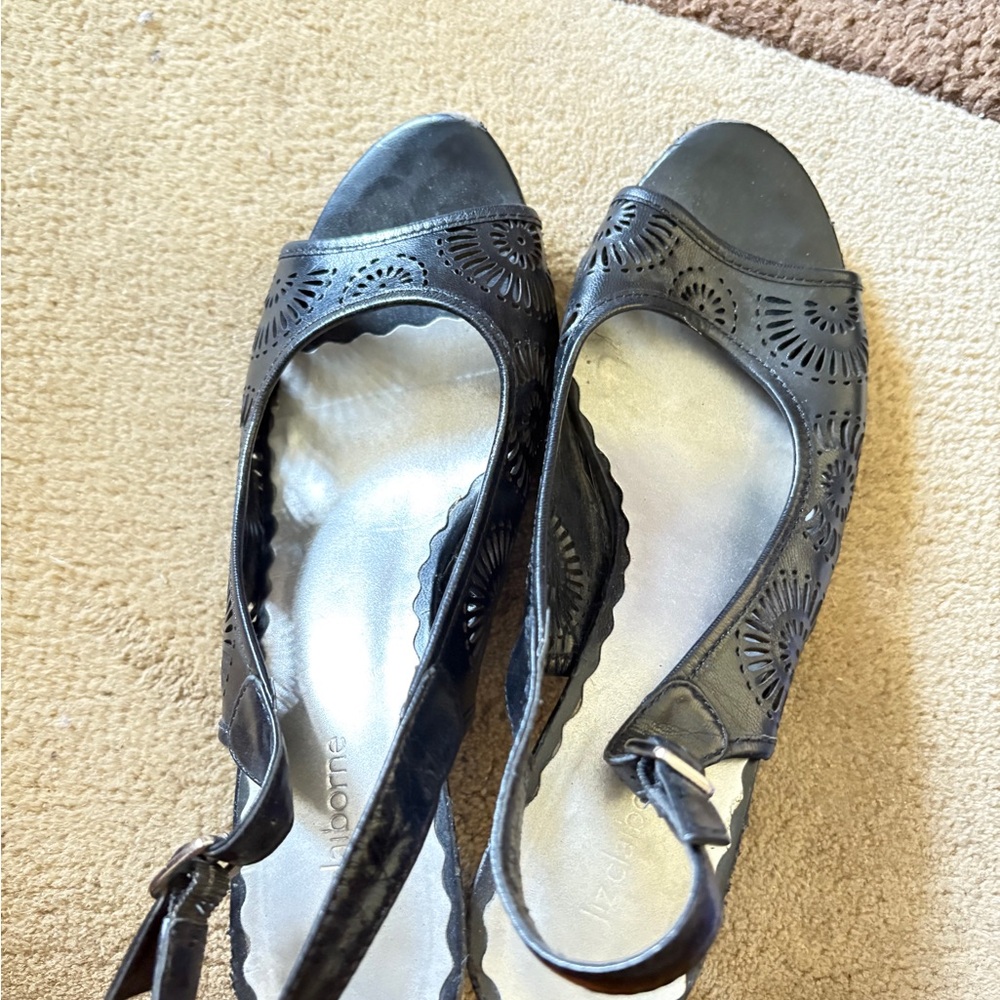 Liz Claiborne Elegant Black Women's Sandals